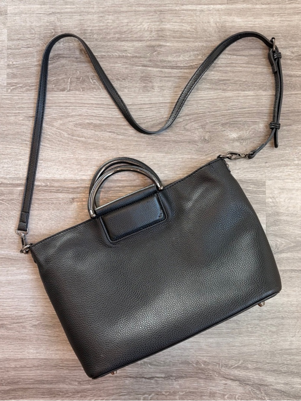 Madison West black crossbody bag